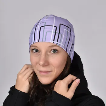 Čepice SWAM Celoroční funkční sportovní čepice SKYSCRAPER Barva: Fialová, Velikost: dětská