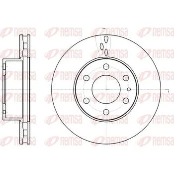 Brzdový kotouč Brzdový kotouč REMSA 61062.10