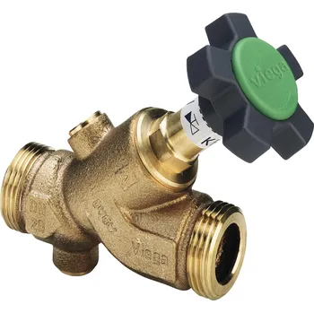 Ventil Viega Easytop ventil 15 (3/4") se šikmým sedlem a proti zpět. toku mod. 2238.1, 457 266