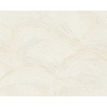 Tapeta Luxusní vliesová tapeta vlny - krémová, šedá 4002391055 (0,53 x 10,05 m) A.S.Création
