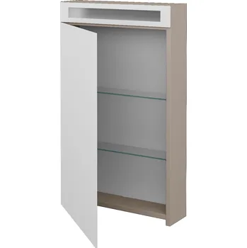 Koupelnový nábytek Dřevojas Jednodvéřová galerka MAX GAO 50 - N07 Stone / Levé