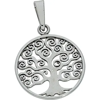 Přívěsek Goldstore Stříbrný kulatý přívěsek strom života Váha: 1.50 g