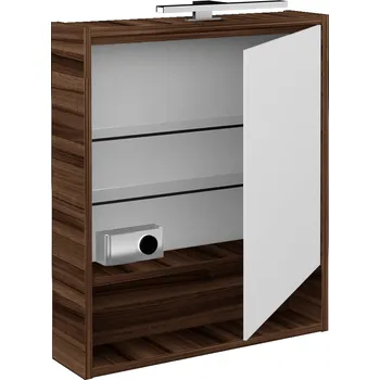 Koupelnový nábytek Dřevojas Jednodveřová galerka FOCUS GAOE 60 - D06 Ořech / Pravé