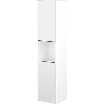 Koupelnový nábytek Dřevojas Vysoká skříň BONO SVD2O 35 - N01 Bílá lesk / Úchytka T33 / N09 Bílá mat / Levé