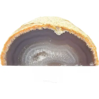 Přírodní kámen Achát geoda s dutinkou (Brazílie) 237g