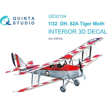 Plastikový model 1/32 DH 82A Tiger Moth 3D-Printed&col. Interior