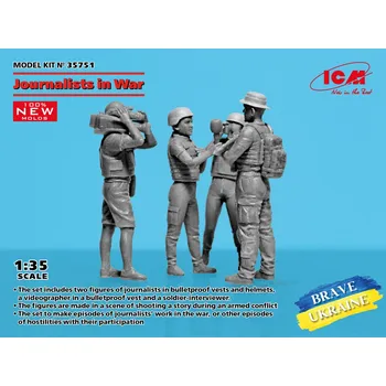 Plastikový model 1/35 Journalists in War (4 fig.)
