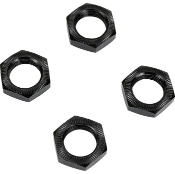 RC náhradní díl Reely 1:8 matice šroubů kol, samozajišťovací černá 4 ks