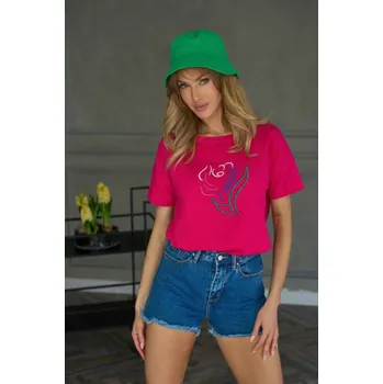 Triko krátký rukáv Latynka 10621 barva: zelená, velikost: M/L