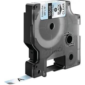 Pásek do tiskárny páska do štítkovače DYMO IND RHINO S0718160 polyester Barva pásky: transparentní Barva písma:černá 9 mm 5.5 m