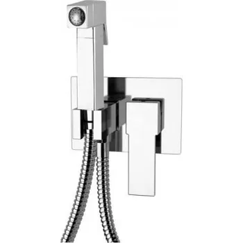 Vodovodní baterie Sanjet Quadro bidetová baterie se sprškou podomítková chrom Q60