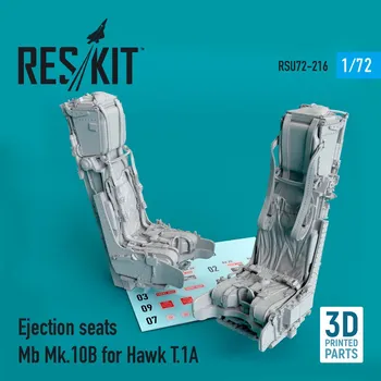 Plastikový model 1/72 Ejection seats Mb Mk.10B for Hawk T.1A 3D