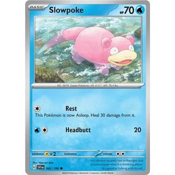 Sběratelská karetní hra Slowpoke 042/198 - Scarlet & Violet Typ karty: Reverse Holo