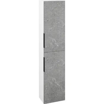 Koupelnový nábytek Dřevojas Vysoká skříň DOS SV1D2 35 - N01 Bílá lesk / Úchytka T07 / D20 Galaxy / Pravé