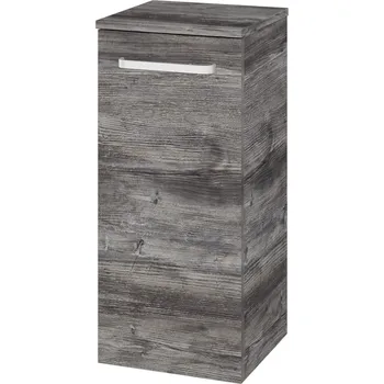 Koupelnový nábytek Dřevojas Nízká skříňka DOS SND 35 - D10 Borovice Jackson / Úchytka T01 / D10 Borovice Jackson / Levé