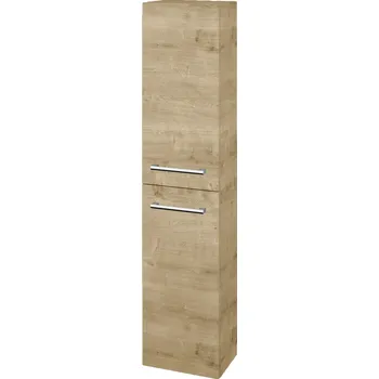 Koupelnový nábytek Dřevojas Vysoká skříň DOS SV1D2 35 - D09 Arlington / Úchytka T03 / D09 Arlington / Levé