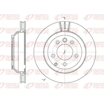 Brzdový kotouč Brzdový kotouč REMSA 6971.10