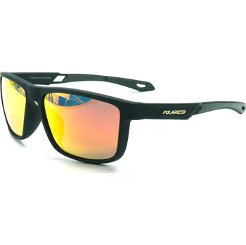 Polarizační brýle POLARIZED ACTIVE SPORT 2S19 černé, červenožluté Revo