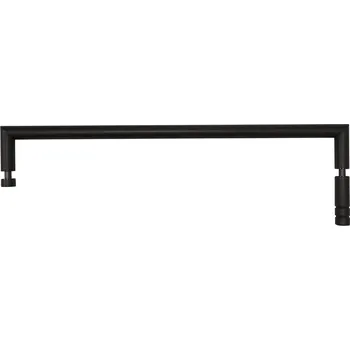 Bemeta DARK: Držák ručníků na skleněné dveře, 600 mm