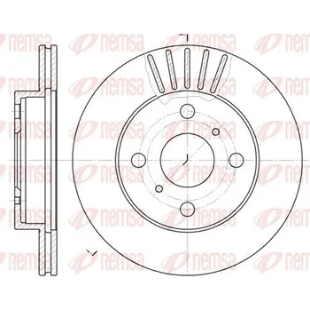 Brzdový kotouč Brzdový kotouč REMSA 6618.10