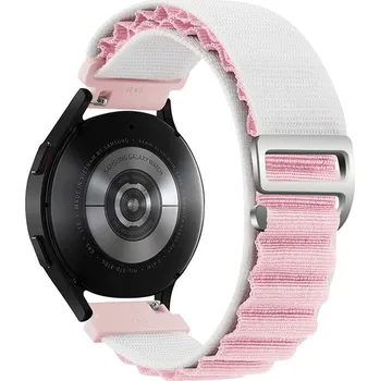 Řemínek na hodinky Pásek Na Hodinky Alpine Loop Correa 22 Mm Barva: Bílo Růžová