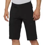 Kraťasy - 100% RideCamp Shorts 2022 - Black 32