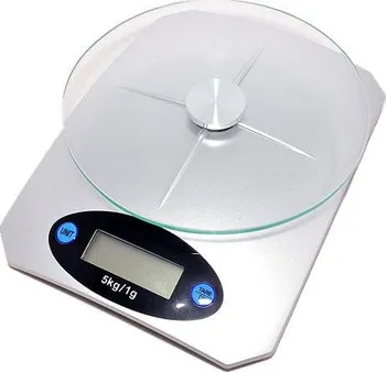 Kuchyňská váha Elektronická kuchyňská váha s tvrzeným sklem 5 kg/1 g