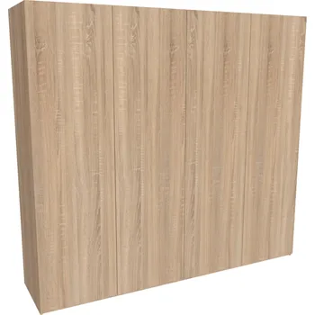 Šatní skříň Skříň GRANDE 240 Varianta: Skříň GRANDE - dotykové otevírání, Dekor: Dub natur (dub sonoma)