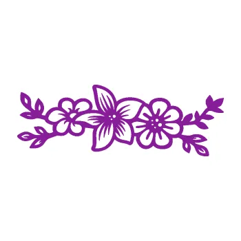 Samolepící dekorace Květina dekor 037 pravá (14 - fialová) SAMOLEPKA NA AUTO, NÁLEPKA, FÓLIE, POLEP, TUNING, VLASTNÍ TEXT, TISK, AUTOSAMOLEPKY.cz, POLEPY, OBRÁZEK, LOGO, 3D STICKERS