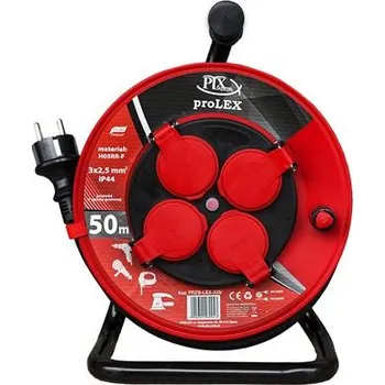 Prodlužovací kabel Prodlužovačka na stavební buben 3x2,5/50m OW IP44