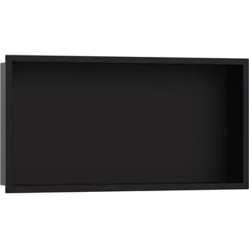 Koupelnový nábytek Hansgrohe XtraStoris Original MATNÁ ČERNÁ Výklenek do stěny včetně rámu 300/600/100
