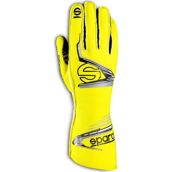 Rukavice Rukavice Sparco Arrow s FIA homologací (vnější šití) žluto/černá