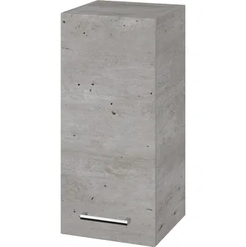 Koupelnový nábytek Dřevojas Horní skříňka SYD 35 - D01 Beton / Úchytka T03 / D01 Beton / Levé