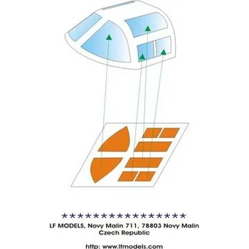Plastikový model 1/72 Canopy mask Saimam 202 (KORA)