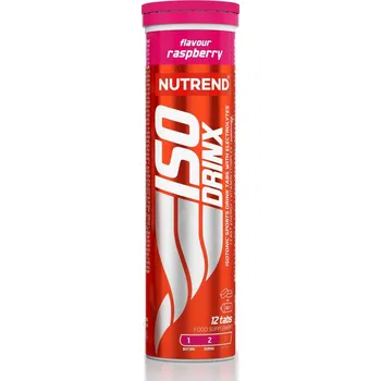 Nápoj pro sportovce NUTREND ISODRINX TABS, malina, tuba obsahuje 12 tablet