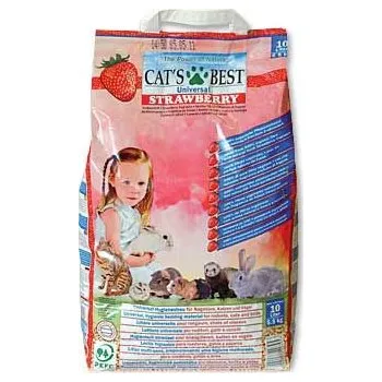 Podestýlka pro kočku Kočkolit Cats Best Universal s jahodovou vůní (10l)