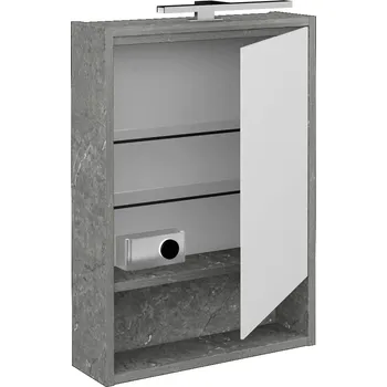 Koupelnový nábytek Dřevojas Jednodveřová galerka FOCUS GAOE 50 - D20 Galaxy / Pravé