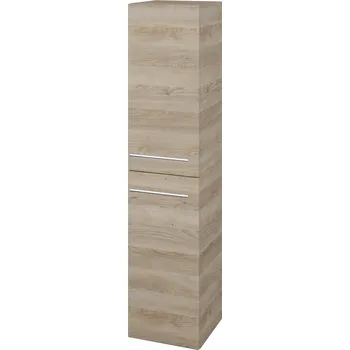 Koupelnový nábytek Dřevojas Vysoká skříň s košem DOS SVD2K 35 - D17 Colorado / Úchytka T02 / D17 Colorado / Levé