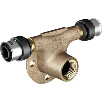 Fitinka Viega Smartpress nástěnka průchozí 20x1/2 mod. 6724.3, 729 516