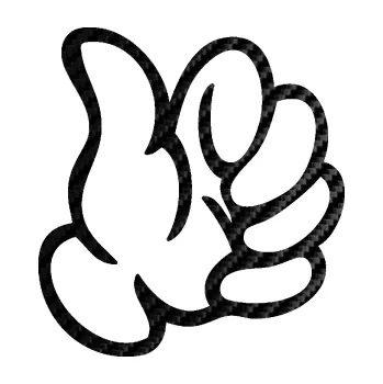 Samolepící dekorace SAMOLEPKA Ruka 002 pravá palec nahoru (50 - 3D karbon černý) NA AUTO, NÁLEPKA, FÓLIE, POLEP, TUNING, VLASTNÍ TEXT, TISK, AUTOSAMOLEPKY.cz, POLEPY, OBRÁZEK, LOGO, SAMOLEPKY