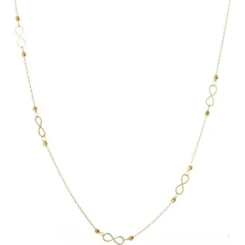 Náhrdelník Zlatý náhrdelník nekonečno ZLNAH099F + DÁREK ZDARMA