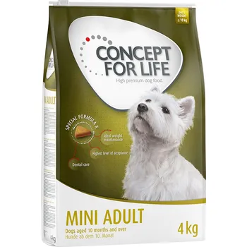 Krmivo pro psa 2x4kg Výhodné balení Concept for Life 2 x velké balení - Mini Adult