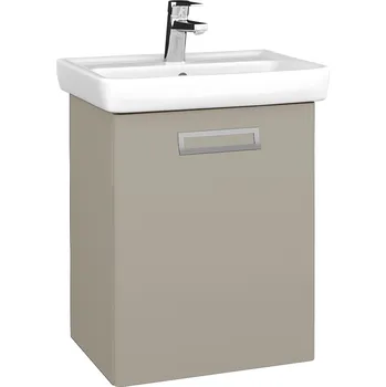 Koupelnový nábytek Dřevojas Koupelnová skříňka DOOR SZD 50 - L04 Béžová vysoký lesk / Úchytka T39 / L04 Béžová vysoký lesk / Pravé