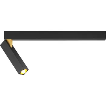 Wever & Ducré Lineární stropní svítidlo Mick Ceiling 1.0 Teplota chromatičnosti: 2700 Kelvinů, Barevná varianta: Černá / Zlatá 159144K3