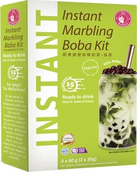 Instantní nápoj O's Bubble Instant Marbling Boba Kit sada na přípravu 240 g