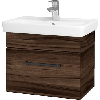 Koupelnový nábytek Dřevojas Koupelnová skříňka SOLO SZZ 55 - D06 Ořech / Úchytka T06 / D06 Ořech