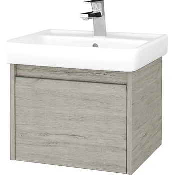 Koupelnový nábytek Dřevojas Koupelnová skříňka BONO SZZ 55 (umyvadlo Q) - D05 Oregon / Úchytka T34 / D05 Oregon