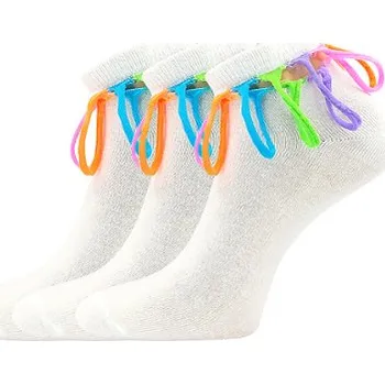 Dámské ponožky Boma Desdemona Vtipné slabé ponožky - 3 páry BM000003553800100281 bílá 30-34 (20-22)