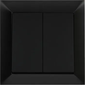 Stavebniny Timex Vypínač OPUS premium č.5 černý - kompletní