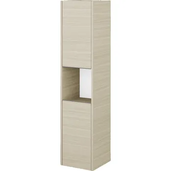 Koupelnový nábytek Dřevojas Vysoká skříň BONO SVD2O 35 - D04 Dub / Úchytka T34 / D04 Dub / Levé